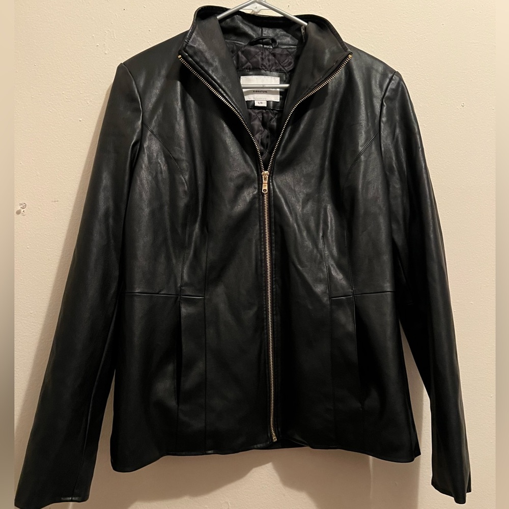 Cole Haan faux leather Jacket
